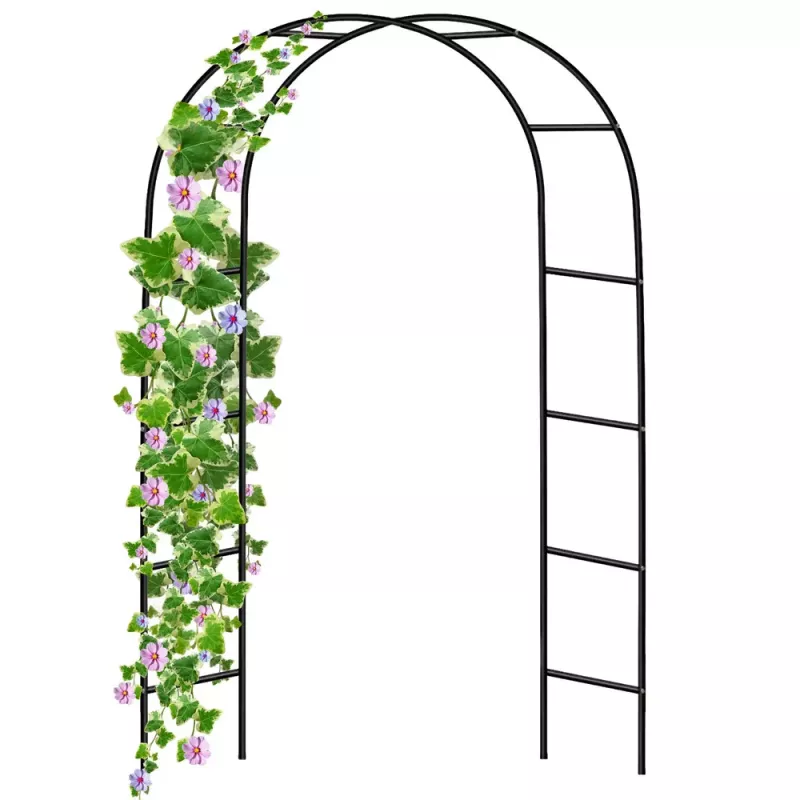 LEAN Metal Garden Pergola for Plants, Support for Climbers, Arch 240x140 cm