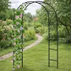 LEAN Metal Garden Pergola for Plants, Support for Climbers, Arch 240x140 cm