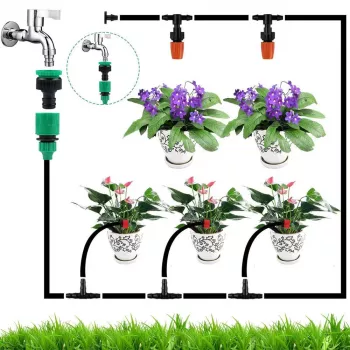 LEAN Automatic Garden Drip Irrigation System Set 55M+15M 386pcs