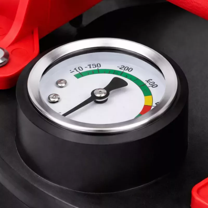 LEAN Vacuum Suction Cup for Tiles, Glazes, and Glass with Pressure Gauge 20 cm