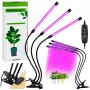 LEAN LED Lamp for Growing and Illuminating Plants, Triple Modules, Clip