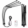 LEAN LED Lamp for Growing Crops and Illuminating Plants, 4-Panel Stand, Remote Control