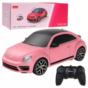 Rastar Volkswagen Beetle UV-tundlik kaugjuhitav auto roosa 1:24