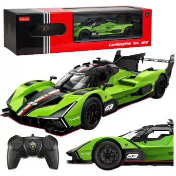 RASTAR Lamborghini SC63 Pultautoga Auto 1:24 Roheline 2.4GHz RTR