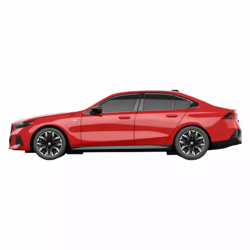 BMW i5 Pultautoga Auto RC Punane Rastar 1:24