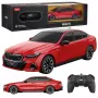 BMW i5 Pultautoga Auto RC Punane Rastar 1:24