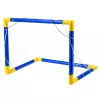 LEAN TOYS Spordikomplekt jalgpalli mängimiseks, jalgpallivärav, pall, pump 62x40cm