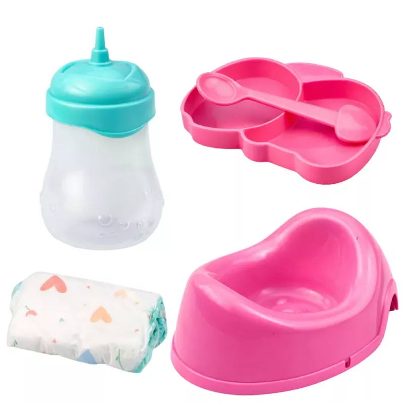LEAN TOYS Beebinuku urineerimishoolduse tarvikud pudel pott 35 cm