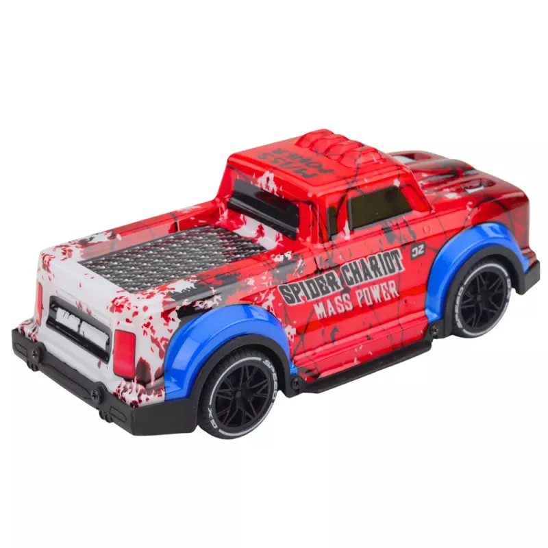 LEAN TOYS Kaugjuhitav Auto RC Maastikuämblik Punaste Tuledega