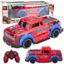 LEAN TOYS Kaugjuhitav Auto RC Maastikuämblik Punaste Tuledega