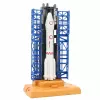 LEAN TOYS Kosmosekomplekt Kosmonautide starditorn raketi ja süstikuga ehitusklotsid 300 tükki