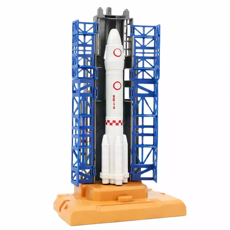 LEAN TOYS Kosmosekomplekt Kosmonautide starditorn raketi ja süstikuga ehitusklotsid 300 tükki