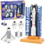 LEAN TOYS Kosmosekomplekt Kosmonautide starditorn raketi ja süstikuga ehitusklotsid 300 tükki
