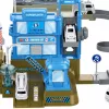 LEAN TOYS Interaktiivne kosmosejaam Parkimisrakett Tuled Helid