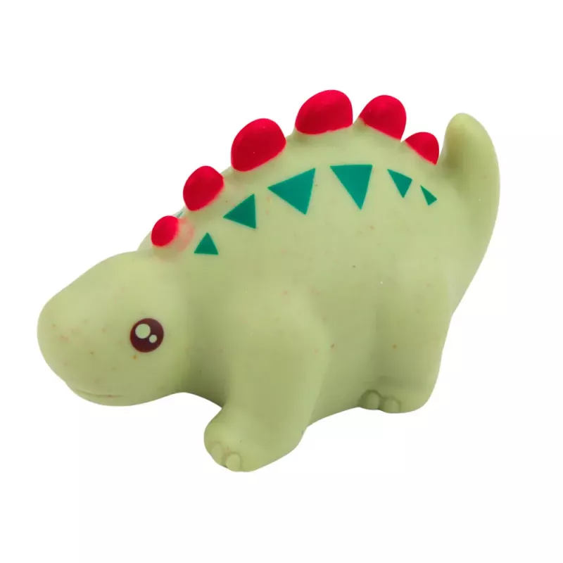 LEAN TOYS Harivate kummist dinoosauruste komplekt vannitamiseks, pastelsed mängud, 6 tükki