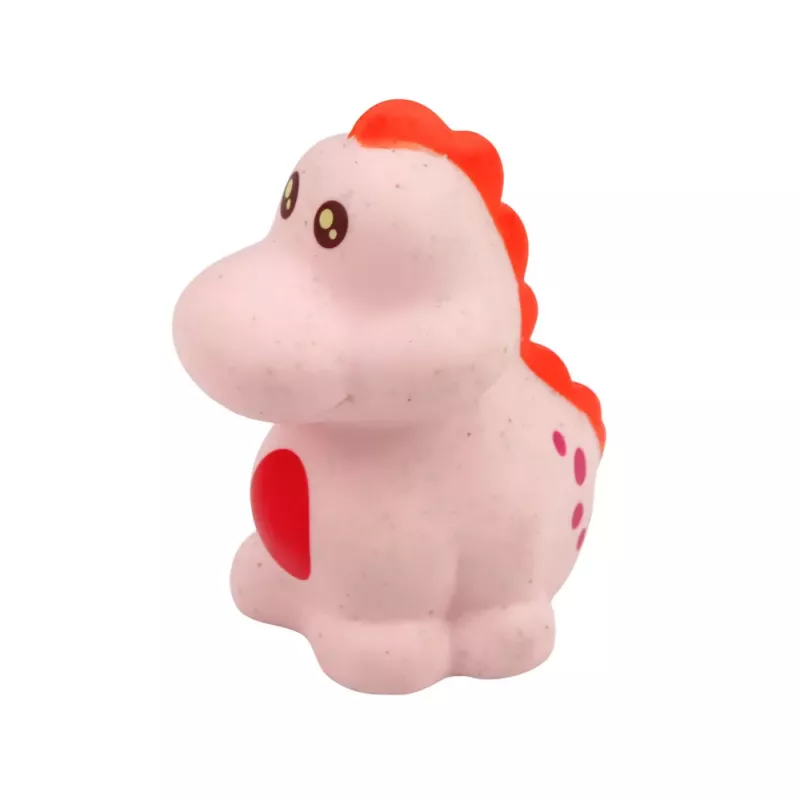 LEAN TOYS Harivate kummist dinoosauruste komplekt vannitamiseks, pastelsed mängud, 6 tükki
