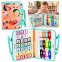 LEAN TOYS Felt Educational Manipulative Sensory Book Mermaid Suitcase