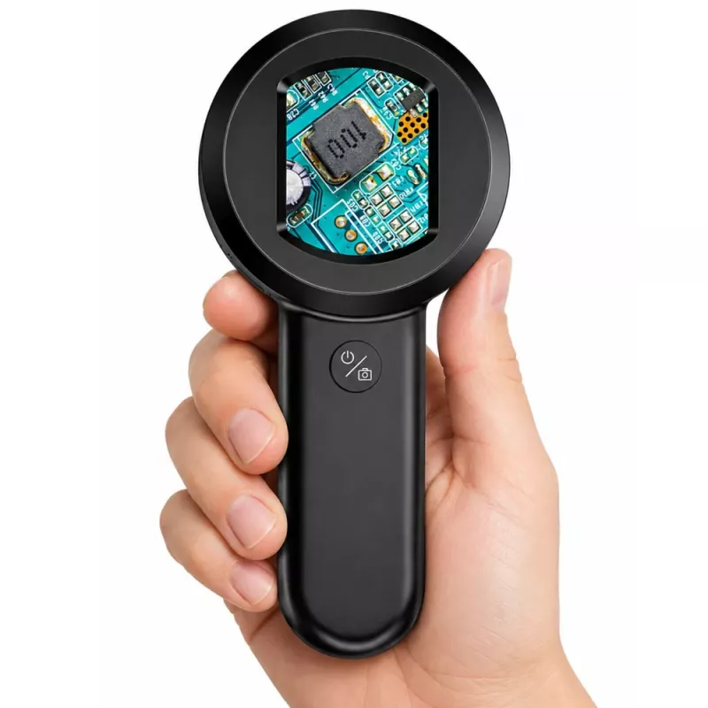 LEAN TOYS Kaasaskantav Digitaalmikroskoop HD 100x Kaamera IPS-ekraan 8 LED-i