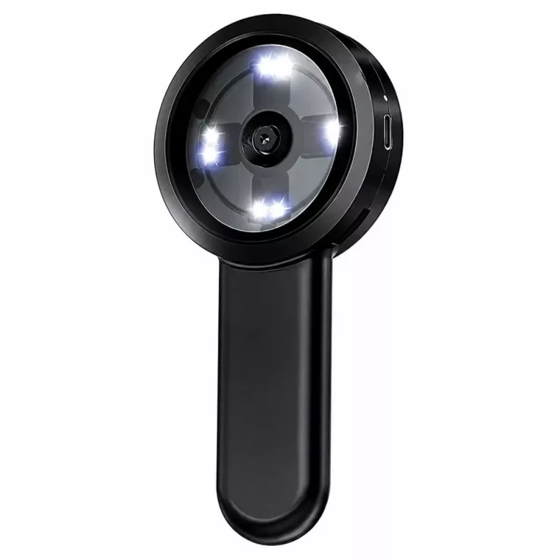 LEAN TOYS Kaasaskantav Digitaalmikroskoop HD 100x Kaamera IPS-ekraan 8 LED-i