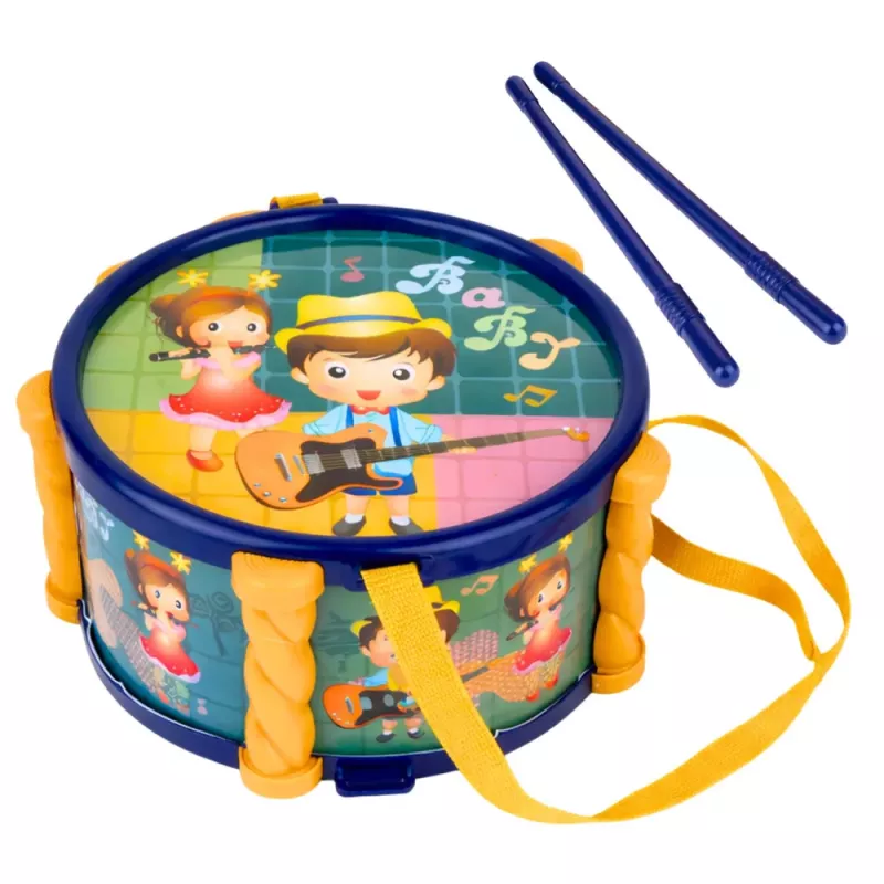 LEAN TOYS Muusikariistade komplekt lastele: Trumm, Trompet, Rätsepad, Pulgad
