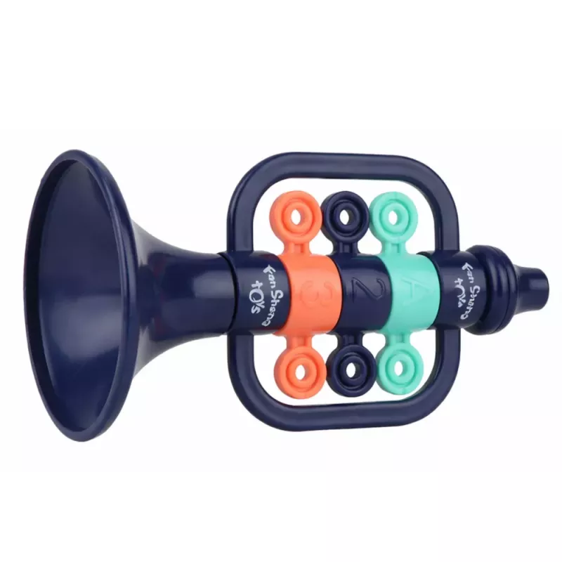 LEAN TOYS Muusikariistade komplekt lastele: Trumm, Trompet, Rätsepad, Pulgad