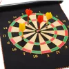 LEAN TOYS Magnetiline noolevise topeltküljeline nooleviskekomplekt toruga