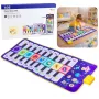 LEAN TOYS Muusikaline Õppetantsumatt Interaktiivne Klaver Kosmos 120 x 48 cm