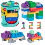 LEAN TOYS Pehmed sensoorsed ehitusklotsid kotis lastele, värvilised, 30 tk