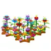 LEAN TOYS DIY Flowers Colorful Garden Construction Blocks Set 148 pcs.