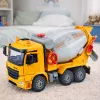 LEAN TOYS Ehitusveok Betoonisegisti Pöörlev Trummel Tuled Helid