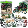 LEAN TOYS Military Base Figures Soldiers Vehicles Large Military Set 300 pcs.