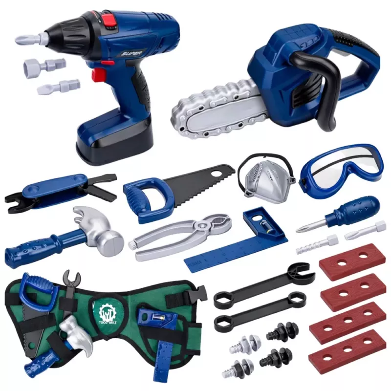 LEAN TOYS DIY tööriistakomplekt kruvikeerajatega 30 tk