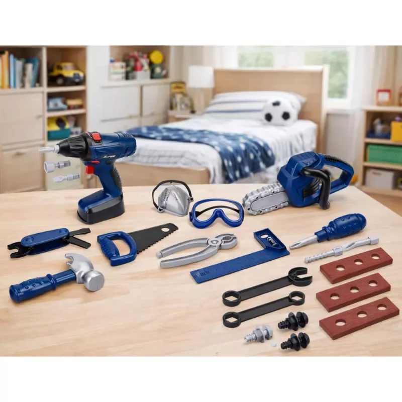 LEAN TOYS DIY tööriistakomplekt kruvikeerajatega 30 tk