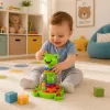 LEAN TOYS Interaktiivne konnaspinner pöörlevate pallidega imikutele