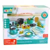LEAN TOYS Little Chef's Set - Kööginõud, Nõud, Veekeetja, Türkiissinine, 33 Osaline