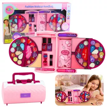 LEAN TOYS Beauty Set for Makeup and Nails Cosmetics Eyeshadows Nail Polishes Case