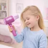 LEAN TOYS Laste juuksurisalongi komplekt - Mänguföön, peegel, kamm ja tarvikud - Teesklusmängu ilukomplekt lastele alates 3. eluaastast