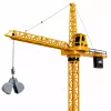 LEAN TOYS Remote Control Construction Crane RC Wired 360° Rotation 71 cm