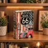 LEAN TOYS Book Safe With Key Small Cash Box Route 66