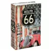 LEAN TOYS Book Safe with Key Small Cash Box Route 66 Large