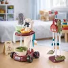 LEAN TOYS Laste koristuskomplekt käru, mopi, ämbri ja tolmuimejaga, 26 osa