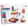 LEAN TOYS Laste koristuskomplekt käru, mopi, ämbri ja tolmuimejaga, 26 osa