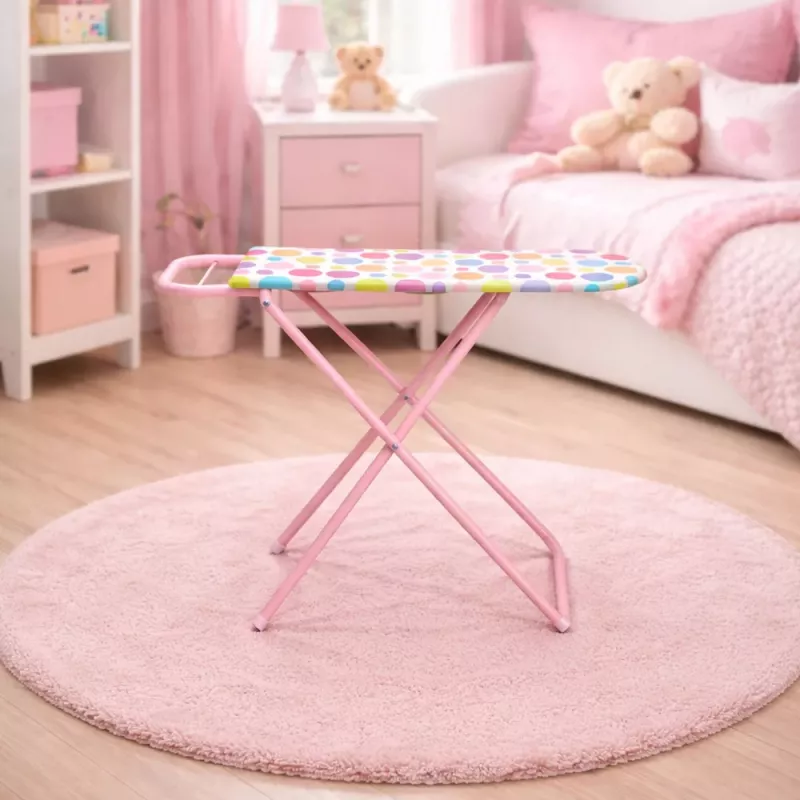 LEAN TOYS Kokkupandav metallist mängutriiklaud lastele Täpid 61 cm