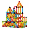LEAN TOYS Magnetiliste ehituspulkade komplekt Loominguline Värviline 166 tk
