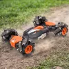LEAN TOYS RC Auto Kaugjuhitav Trikiratas Drift Akrobaatika Keerd Oranž 1:16
