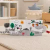 LEAN TOYS Pehme sensoorne raamat sahiseva ja piiksuva elevandiga, hall