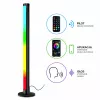 LEAN RGB LED nurgapõrandalamp muusikarežiimi ja kaugjuhtimisega, rakenduse juhtimine, 90 cm