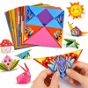 LEAN Origami komplekt värvilise paberi ja juhendiga 100 lehte