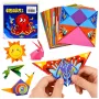 LEAN Origami komplekt värvilise paberi ja juhendiga 100 lehte