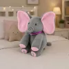 LEAN TOYS Plush Interactive Elephant Moves Ears Plays Melodies Peek-a-boo Game